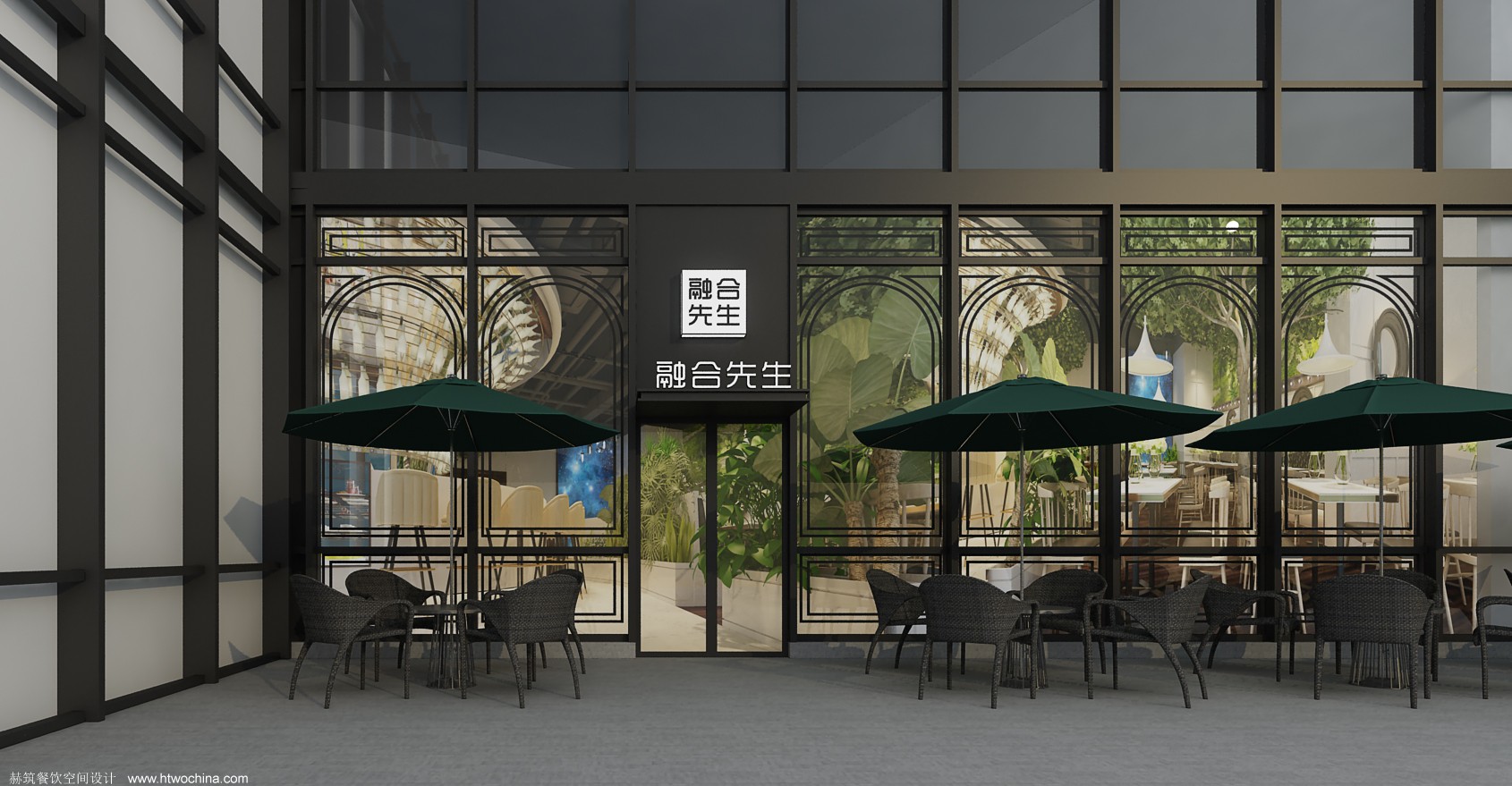 上海赫筑空间设计案例 新中式餐厅 - 知乎