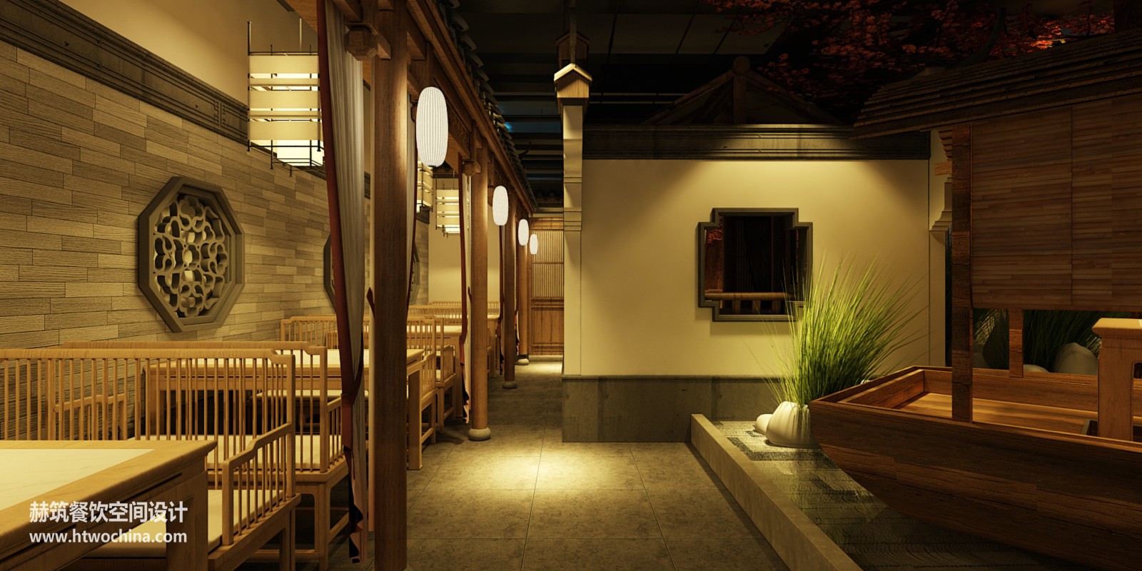 暗恋桃花源龙之梦店-中餐厅设计-上海赫筑餐饮空间设计事务所